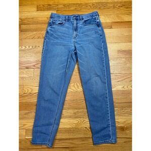 American Eagle Mom Jean Womens 6 Blue Medium Wash High Rise Vintage 90s Retro